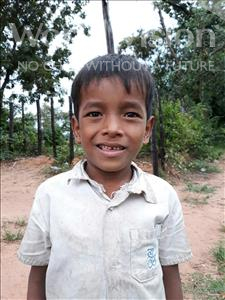 Choose a child to sponsor, like this little boy from Soutr Nikom, Davith age 8