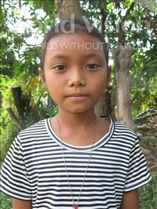 Choose a child to sponsor, like this little girl from Soutr Nikom, Panha age 9