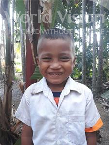 Choose a child to sponsor, like this little girl from Soutr Nikom, Reaksa age 5
