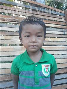 Choose a child to sponsor, like this little boy from Soutr Nikom, Theara age 7