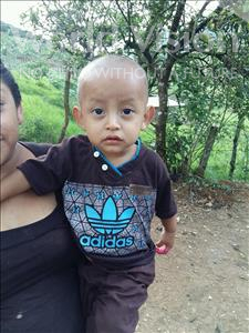 Choose a child to sponsor, like this little boy from Maya, Gerlin Isai age 2