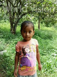 Choose a child to sponsor, like this little girl from Maya, Yeimi Marilu age 4