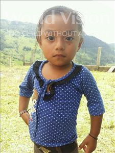 Choose a child to sponsor, like this little girl from Maya, Ingrid Sobeyda age 3