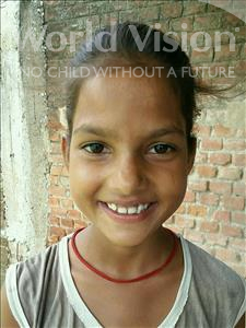 Choose a child to sponsor, like this little girl from Bhojpur, Prity age 10