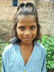 Choose a child to sponsor, like this little girl from Bhojpur, Hirawati age 9
