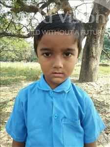 Choose a child to sponsor, like this little boy from Bhojpur, Ayush age 5