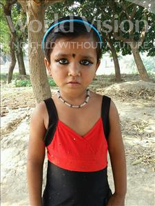 Choose a child to sponsor, like this little girl from Bhojpur, Aditya age 7