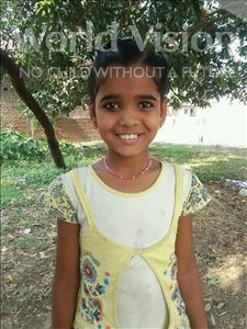 Choose a child to sponsor, like this little girl from Bhojpur, Neha age 9