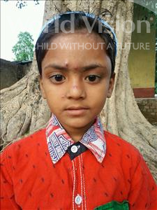 Choose a child to sponsor, like this little girl from Bhojpur, Durga age 8
