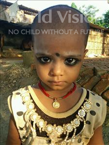 Choose a child to sponsor, like this little girl from Bhojpur, Kumari age 3