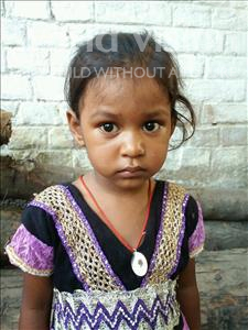 Choose a child to sponsor, like this little girl from Bhojpur, Dhanbati age 3