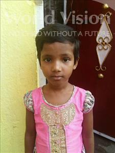 Choose a child to sponsor, like this little girl from Patna, Ananya age 7