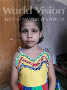Choose a child to sponsor, like this little girl from Patna, Mahi age 7
