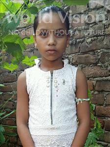 Choose a child to sponsor, like this little girl from Patna, Saloni age 10