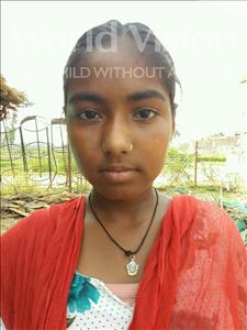 Choose a child to sponsor, like this little girl from Patna, Priti age 9