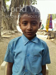 Choose a child to sponsor, like this little boy from Patna, Raju age 10