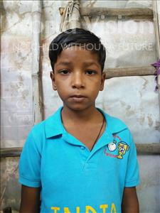 Choose a child to sponsor, like this little boy from Patna, Md age 6