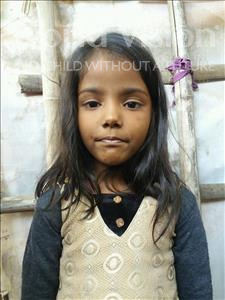 Choose a child to sponsor, like this little girl from Patna, Riya age 6