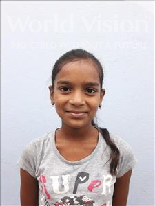 Choose a child to sponsor, like this little girl from Vaishali, Saloni age 13