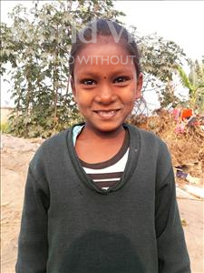 Choose a child to sponsor, like this little girl from Vaishali, Roshni age 8
