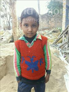 Choose a child to sponsor, like this little boy from Vaishali, Santanu age 7