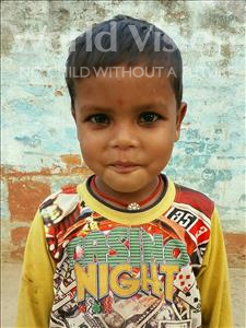 Choose a child to sponsor, like this little boy from Vaishali, Suraj age 5