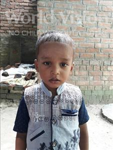Choose a child to sponsor, like this little boy from Vaishali, Rishav age 3