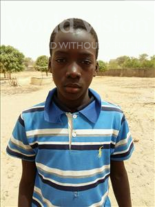 Choose a child to sponsor, like this little boy from Mbella, Mambodji age 13