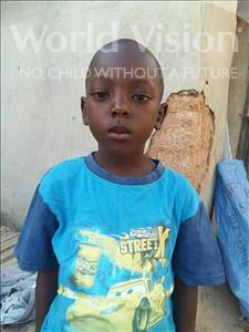 Choose a child to sponsor, like this little boy from Mbella, Idrissa age 6