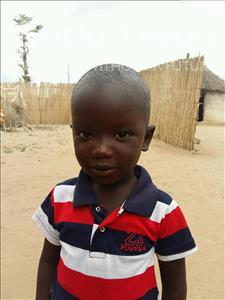 Choose a child to sponsor, like this little boy from Mbella, Baba Car Mbaye age 3