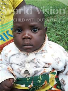 Choose a child to sponsor, like this little girl from Tegloma, Fatu age 1