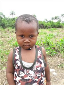 Choose a child to sponsor, like this little boy from Tegloma, Yayah age 3