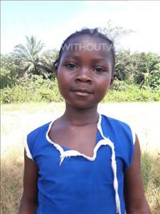 Choose a child to sponsor, like this little girl from Tegloma, Fatmata age 7
