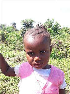 Choose a child to sponsor, like this little girl from Tegloma, Aminata age 2