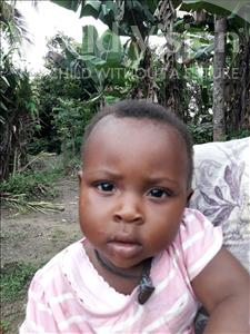 Choose a child to sponsor, like this little boy from Jaiama Bongor, Swaray age 1
