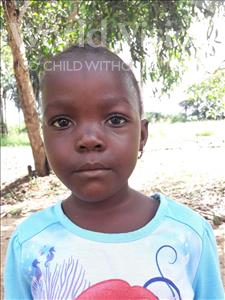 Choose a child to sponsor, like this little girl from Jaiama Bongor, Jestina age 5