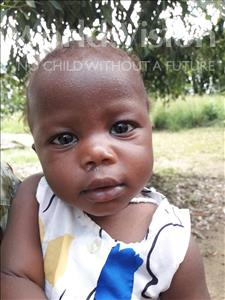 Choose a child to sponsor, like this little girl from Jaiama Bongor, Hawanatu age 1