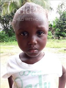 Choose a child to sponsor, like this little girl from Jaiama Bongor, Fatmata age 6