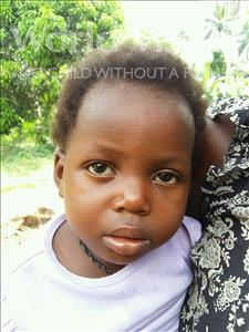 Choose a child to sponsor, like this little girl from Jaiama Bongor, Mariama age 1