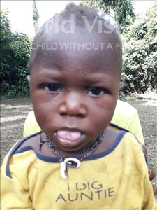 Choose a child to sponsor, like this little girl from Jaiama Bongor, Zainab M age 1