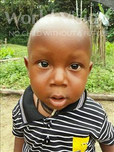 Choose a child to sponsor, like this little boy from Jaiama Bongor, Musa age 1