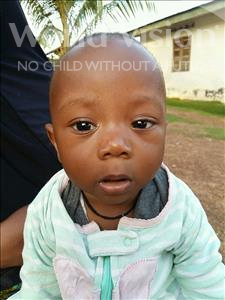Choose a child to sponsor, like this little boy from Jaiama Bongor, Mohamed age
