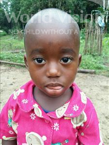 Choose a child to sponsor, like this little boy from Jaiama Bongor, Hergie age 3