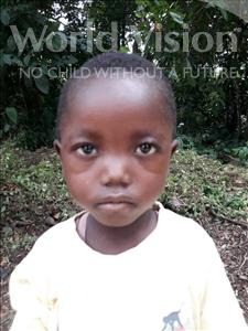 Choose a child to sponsor, like this little boy from Jaiama Bongor, Mambu age 3