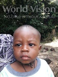 Choose a child to sponsor, like this little boy from Jaiama Bongor, Ibrahim age 1