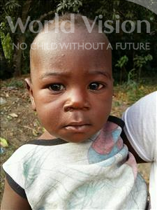 Choose a child to sponsor, like this little boy from Jaiama Bongor, Sulaman age 1
