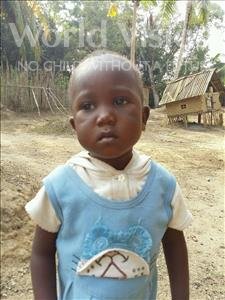 Choose a child to sponsor, like this little boy from Jaiama Bongor, Mansaray age 3