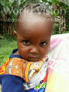 Choose a child to sponsor, like this little girl from Jaiama Bongor, Fatmata age 2