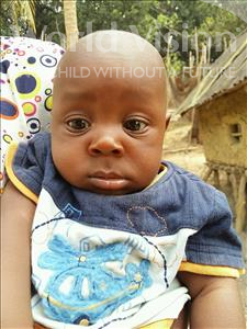Choose a child to sponsor, like this little boy from Jaiama Bongor, Morie age
