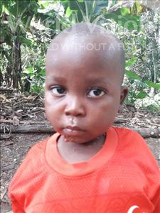 Choose a child to sponsor, like this little boy from Jaiama Bongor, Sallu age 5